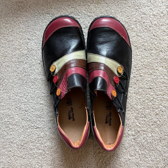 Spring Step women's 42 / 10.5–11 Neeta multicolored leather shoes NEW - Picture 1 of 5